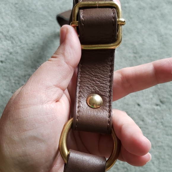 NWT Maurizio Taiuti leather/calf hair shoulder bag - Picture 3 of 7